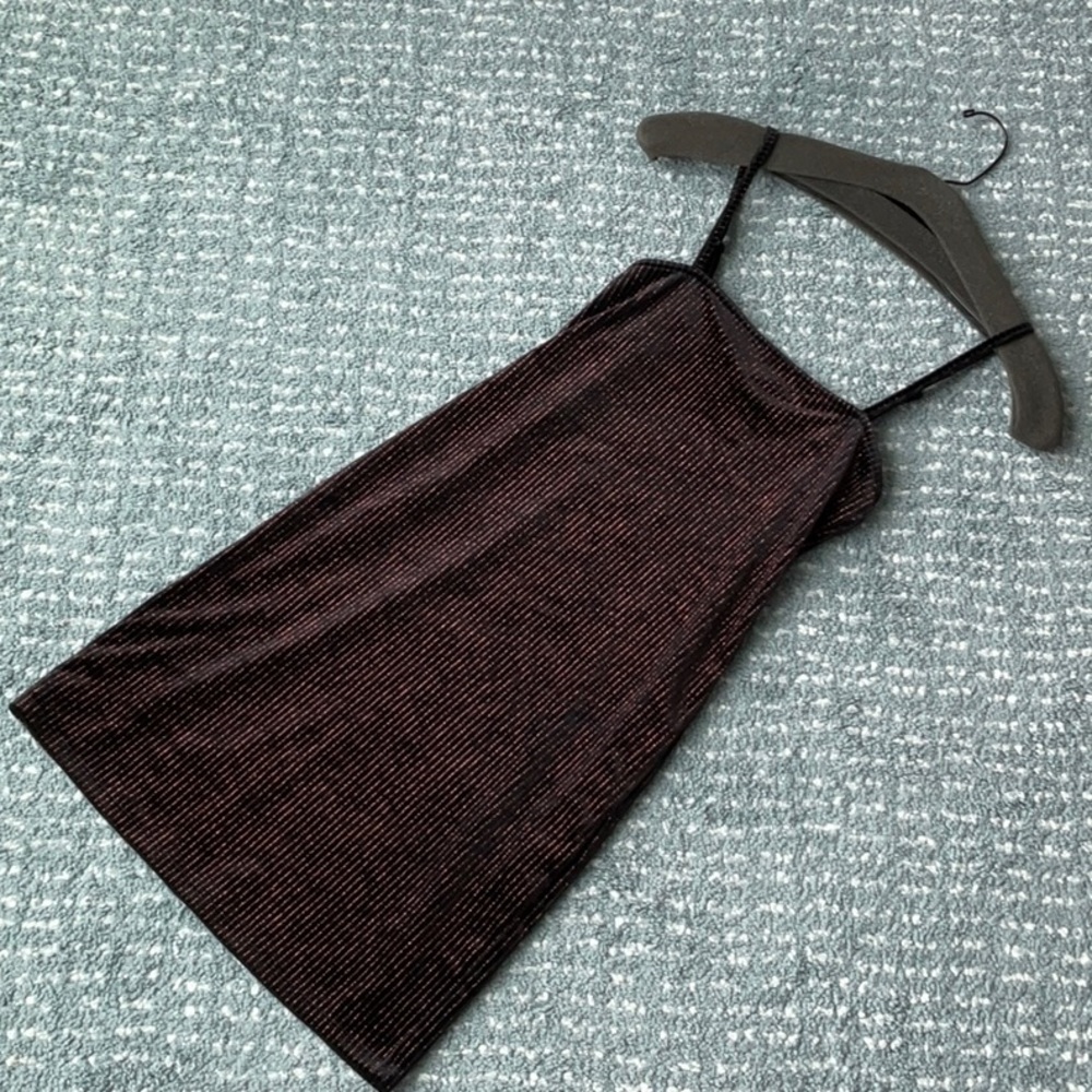 Forever 21 Black Strappy Dress